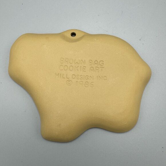 Vtg Brown Bag Cookie Art Mold Pig Cookie Press 1986 Hill Design Farmcore Kitschy - Picture 2 of 3